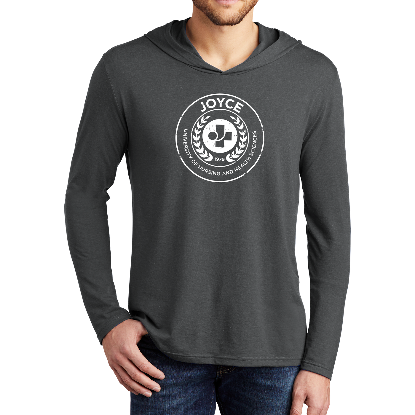 District Made® Mens Perfect Tri® Long Sleeve Hoodie - Nursing and Health sciences